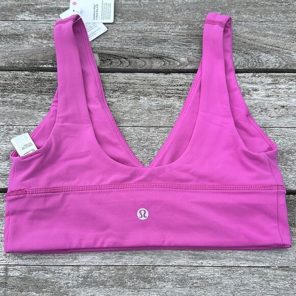 lululemon athletica Other - Lululemon Align V-Neck Bra Light Support, A/B Cup pow pink tone size 6 NWT